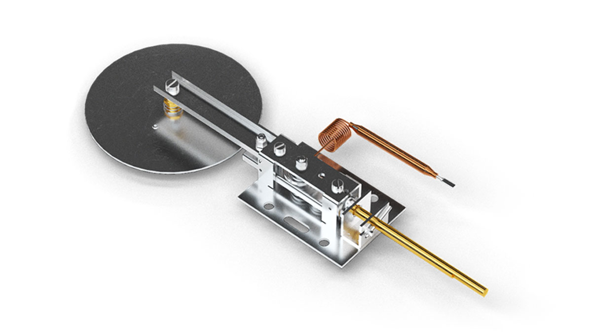 betaetigung oben 1 - Solid Fuel Thermostat