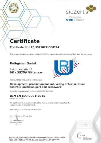 ISO9001 ReZert GB21 350x495 - News